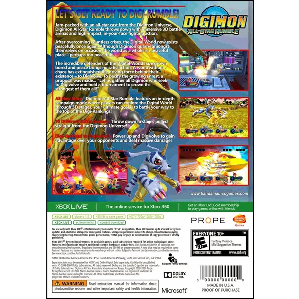 بازی Digimon All Star Rumble مخصوص Xbox 360