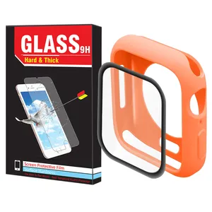 کاور هارد اند تیک مدل Jelly Shield HT مناسب برای اپل واچ سری 7/8/9 سایز 41 میلی متری به همراه محافظ صفحه نمایش