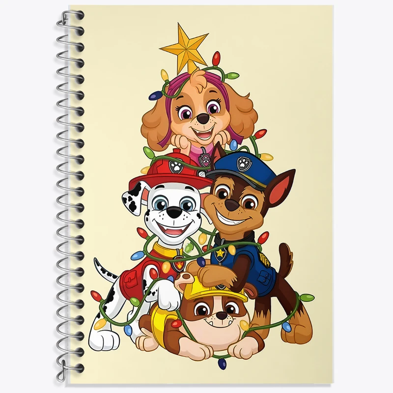 دفتر لغت 50 برگ خندالو طرح سگ های نگهبان (Paw Patrol) کد F7583