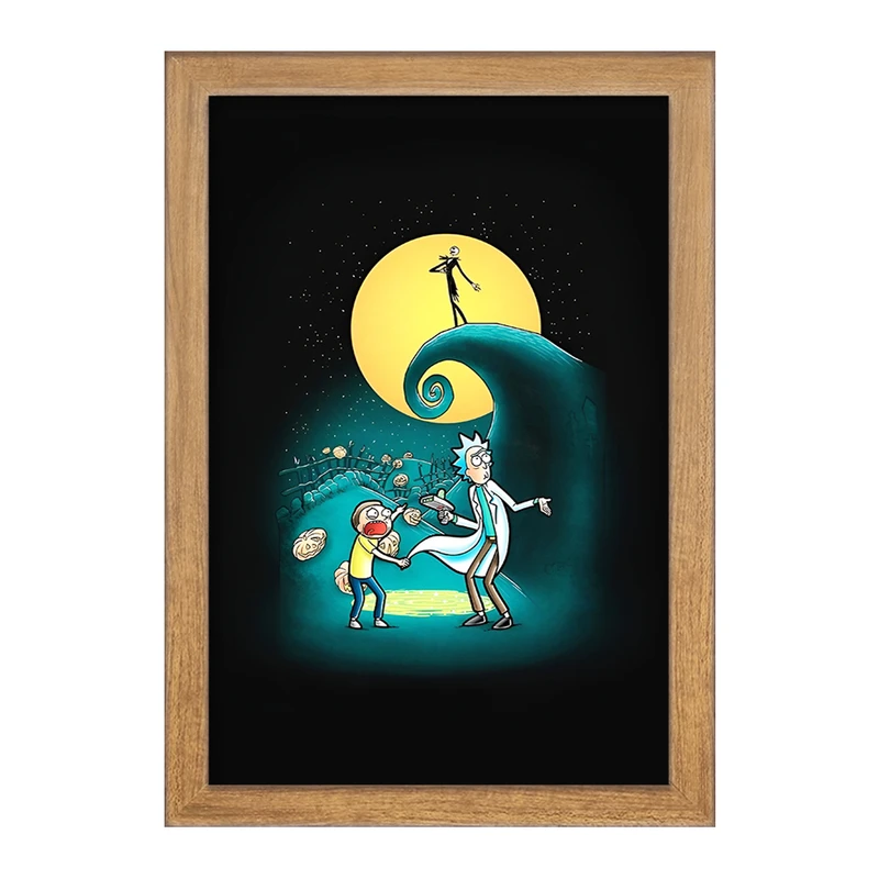 تابلو خندالو مدل ریک و مورتی (Rick and Morty) کد F4931