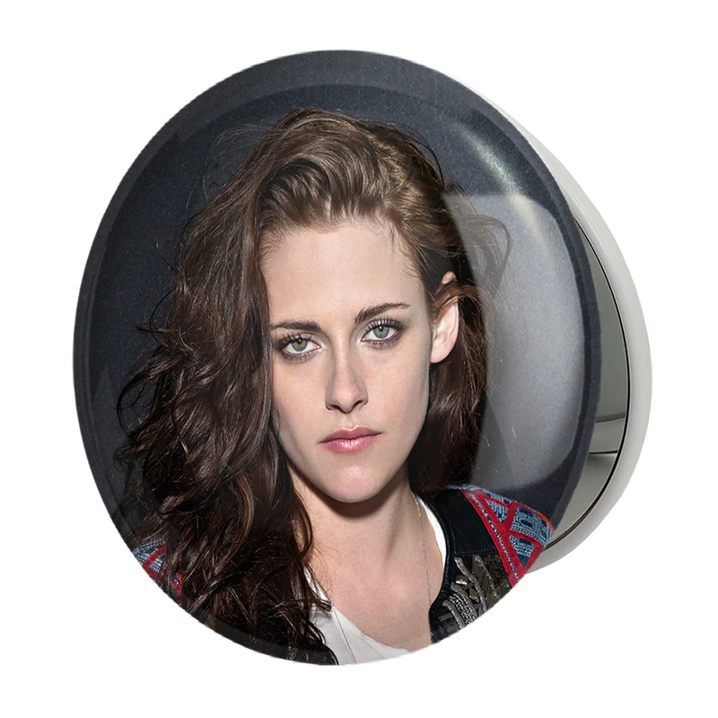 آینه جیبی خندالو طرح کریستین استوارت Kristen Stewart مدل تاشو کد 6398