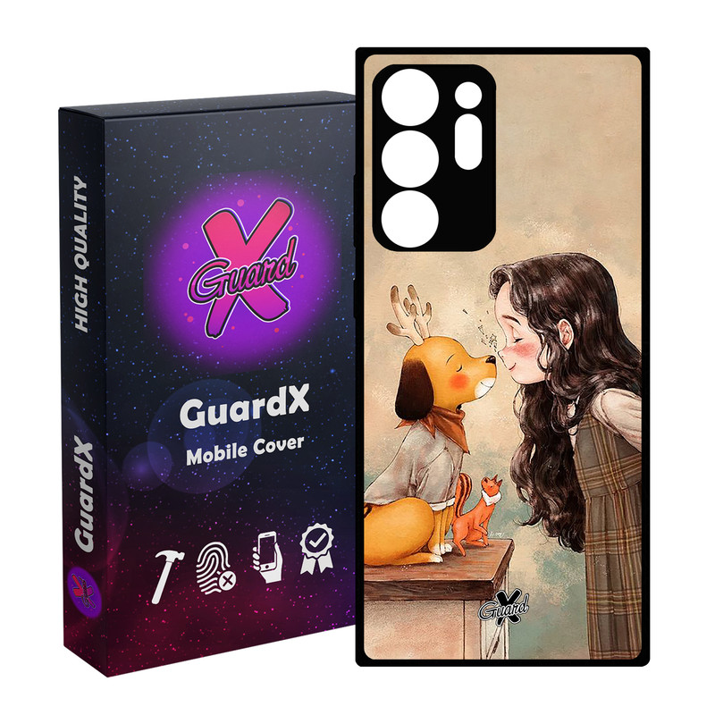 کاور گارد ایکس طرح Girl مدل Glass10323 مناسب برای گوشی موبایل سامسونگ Galaxy Note 20 Ultra