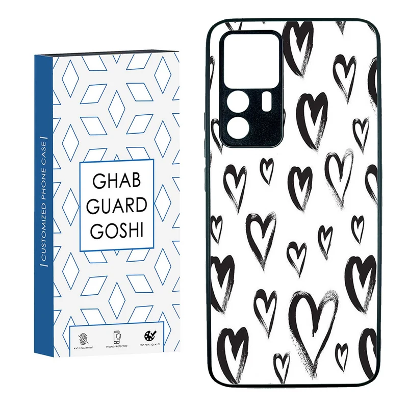 کاور قاب گارد گوشی طرح قلب کد TPUBA-278 مناسب برای گوشی موبایل شیائومی  MI 12T / 12T PRO  