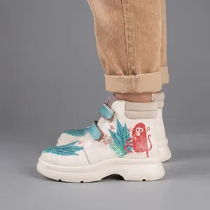 نیم بوت دخترانه دندی مدل dnd-vian10 طرح monkey