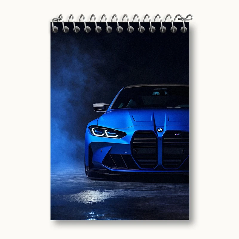 دفتر یادداشت 50 برگ خندالو طرح ماشین بی ام دبلیو (BMW) کد N4651
