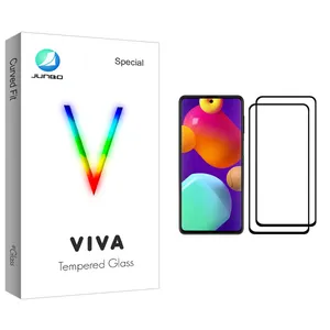 Junbo Viva Glass Screen Protector For Samsung Galaxy M62 Pack Of 2