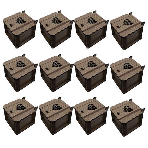 جعبه انگشتر کد JJ012 بسته 12 عددی