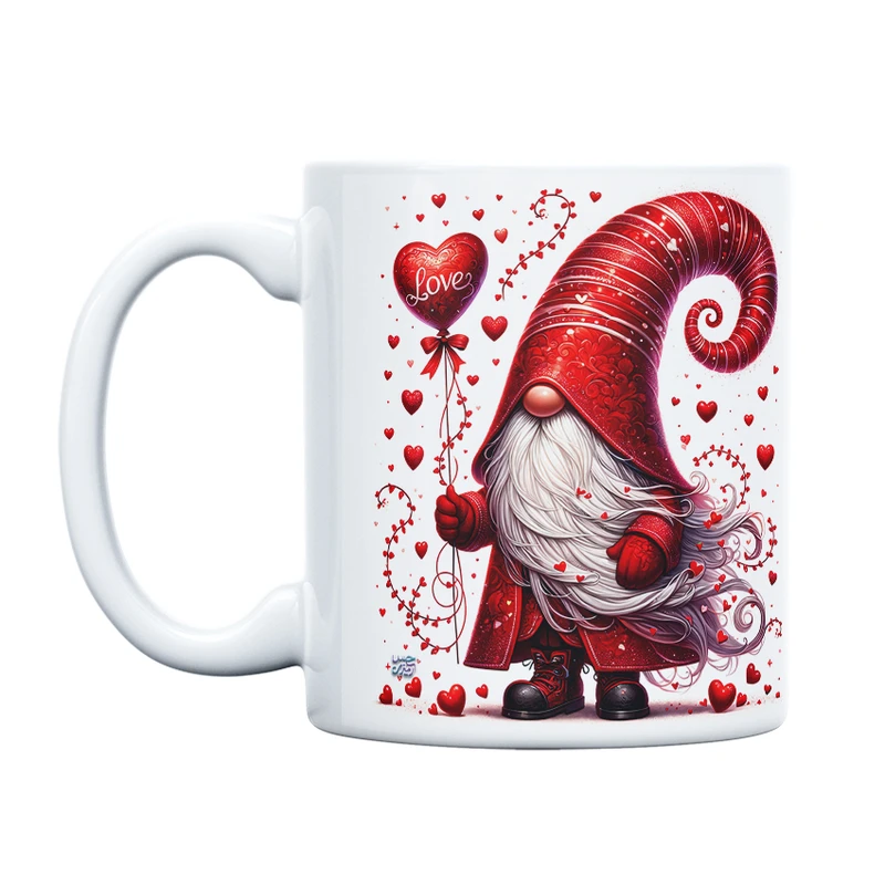 ماگ حس آمیزی طرح عاشقانه مدل قلب زیبا کد 95