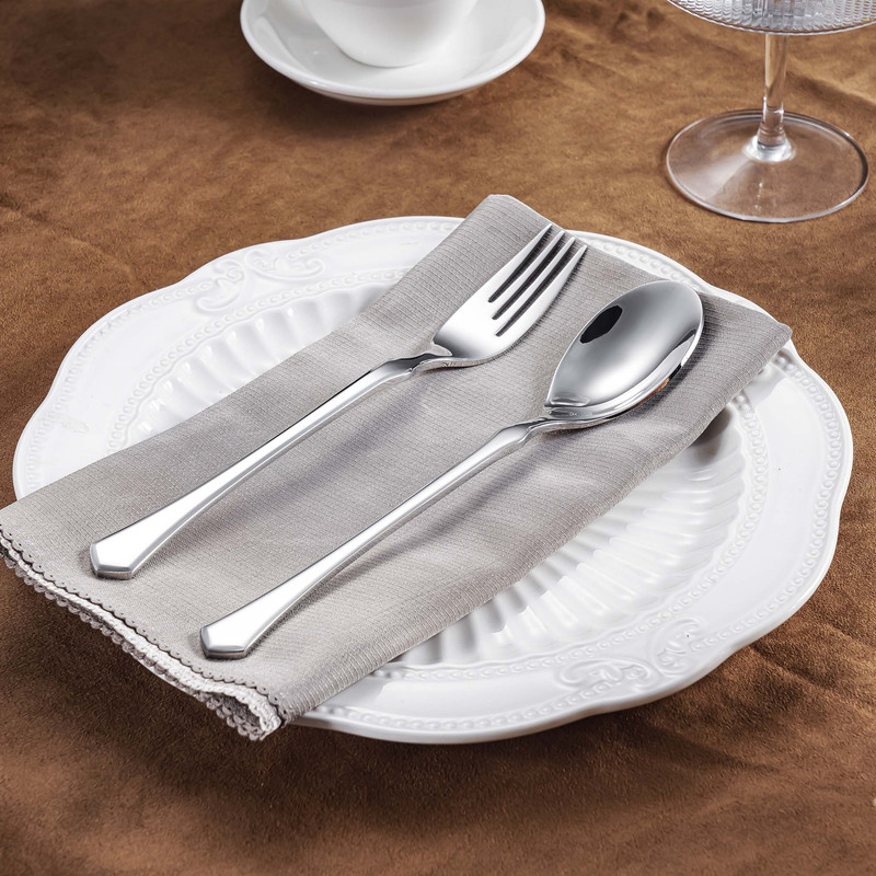 سرویس قاشق و چنگال 142 پارچه جی فی نی مدل 458