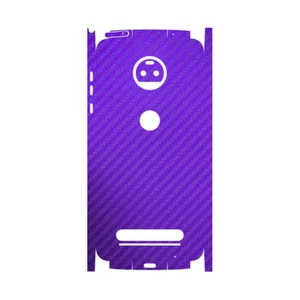 MAHOOT Purple-Fiber-FullSkin Cover Sticker for Motorola Moto Z2 Force
