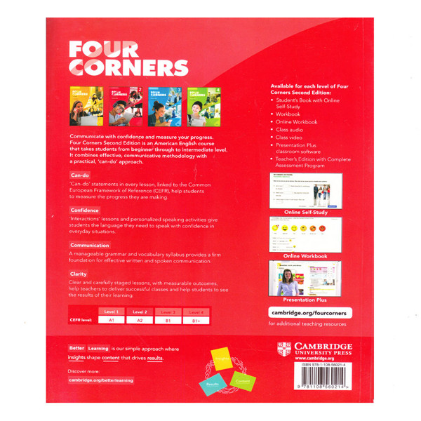 کتاب Four Corners 3 Second Edition اثر Jack C. Richards And David Bohlke انتشارات سپاهان