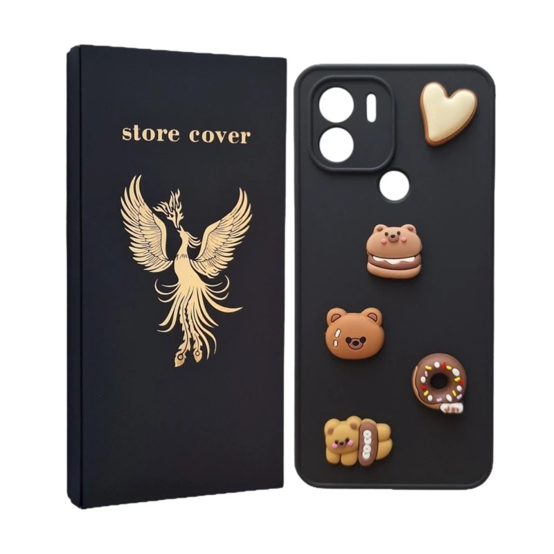 کاور استور کاور طرح کوکو برجسته مدل a1plus مناسب برای گوشی موبایل شیائومی Redmi A1 Plus / A2 Plus