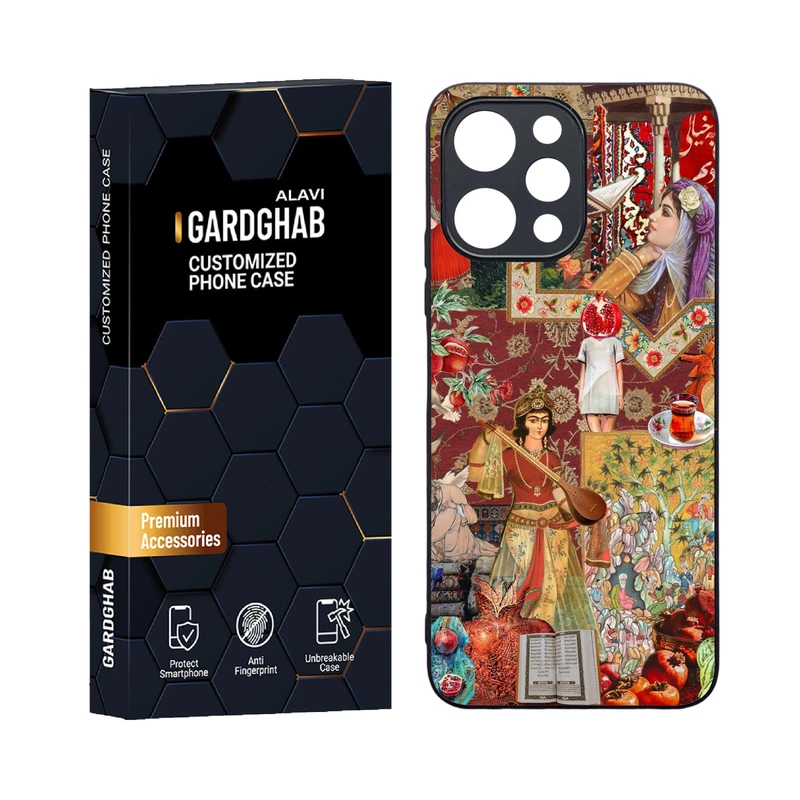 کاور گارد قاب مدل دورژله ای ایرانی مناسب برای گوشی موبایل شیائومی Redmi 12 4G / 12 5G