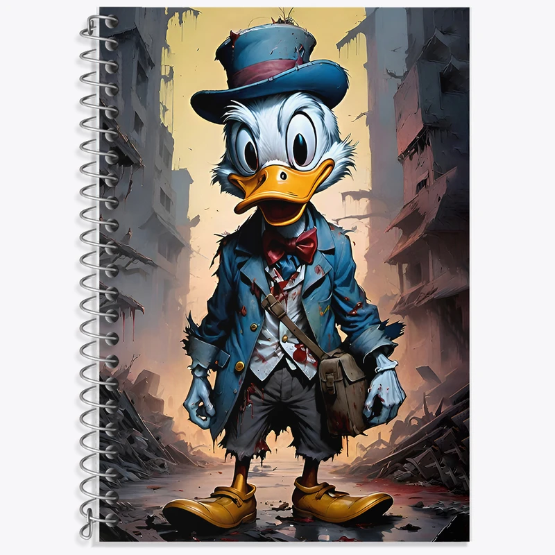 دفتر نت موسیقی 50 برگ خندالو طرح دانلد داک (Donald Duck) کد F8485