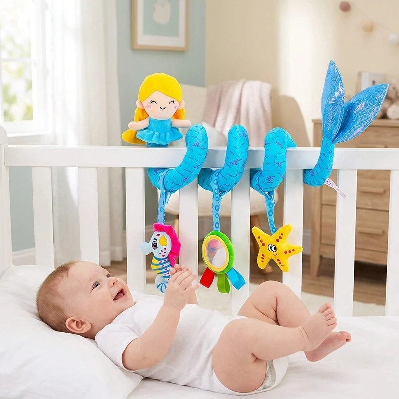 آویز تخت کودک مدل مارپیچ کد 0076