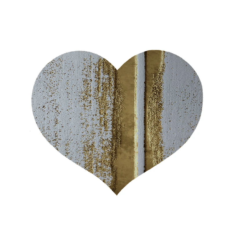 پادری مدل قلب طرح کلاسیک کد 8836 سایز 90x90 سانتی متر 