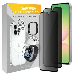 Sprig PRV_SP Screen Protector For Samsung Galaxy A71 / A81 / A72 / A73 / M51 / M52 / M53 / M54 / M55 / M62 / F62 pack of 2