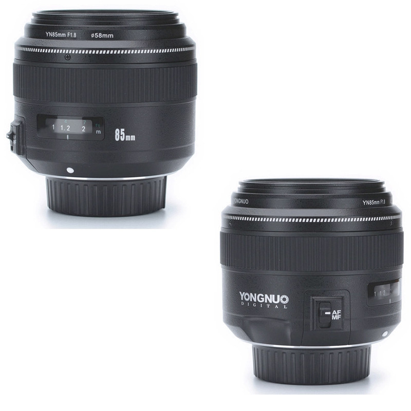 لنز دوربین یونگنو مدل Prime YN85mm F1.8N Nikon