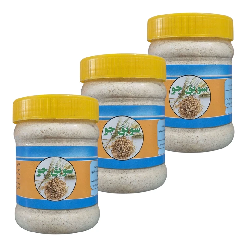 سویق جو - 250 گرم بسته سه عددی