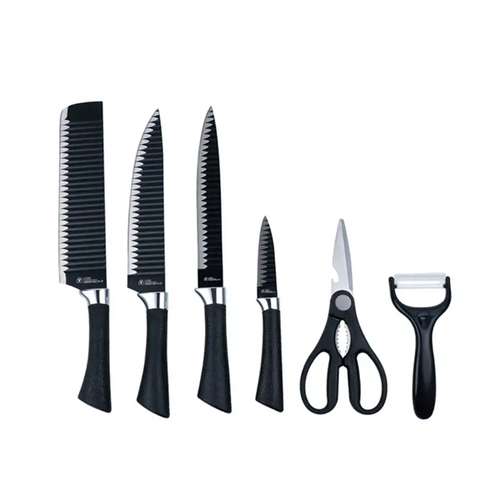 سرویس چاقو آشپزخانه 6 پارچه  مدل BB