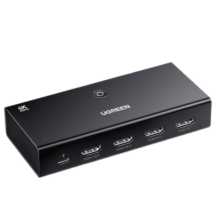 سوئیچ ۴ پورت HDMI 2.0 یوگرین مدل CM598 کد 15376