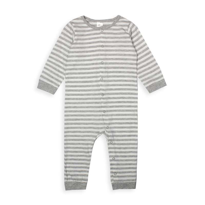 سرهمی نوزادی اچ اند ام مدل Stripes-WHT