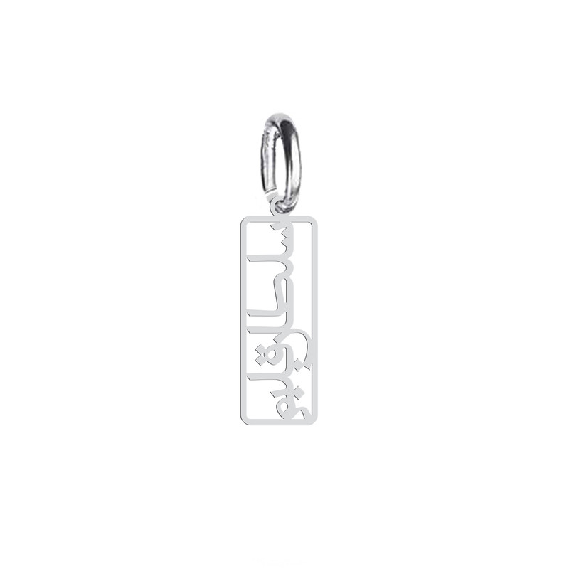 آویز گردنبند نقره هایکا طرح سلطان قلبم مدل n.ha 710