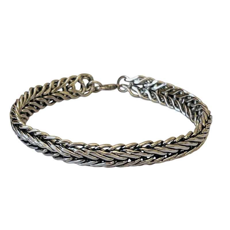 دستبند زنجیری زنانه مدل ماری  کروم کد JW579.1