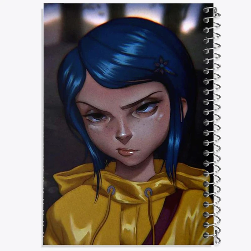 دفتر مشق 100 برگ خندالو طرح کورالاین Coraline کد 20780