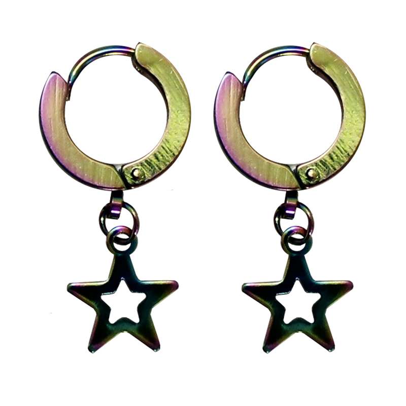 گوشواره زنانه طرح ستاره کد RKH_1409 گوشواره زنانه طرح ستاره کد RKH_1409