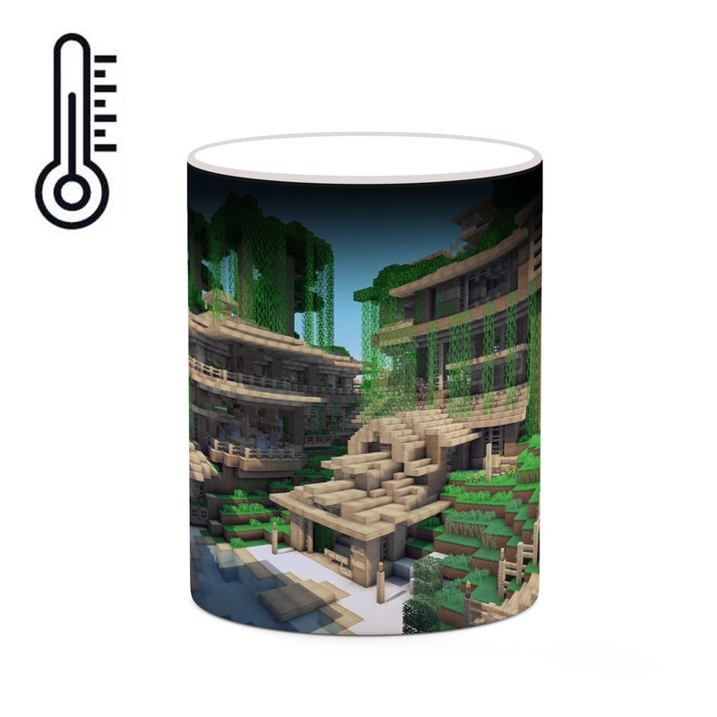 ماگ حرارتی کاکتی طرح ماینکرافت minecraft مدل mgh41087
