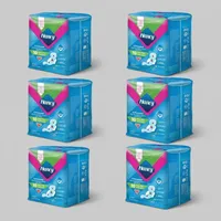 نوار بهداشتی نانسی مدل ایرلید سایز بزرگ شش بسته 10 عددی
