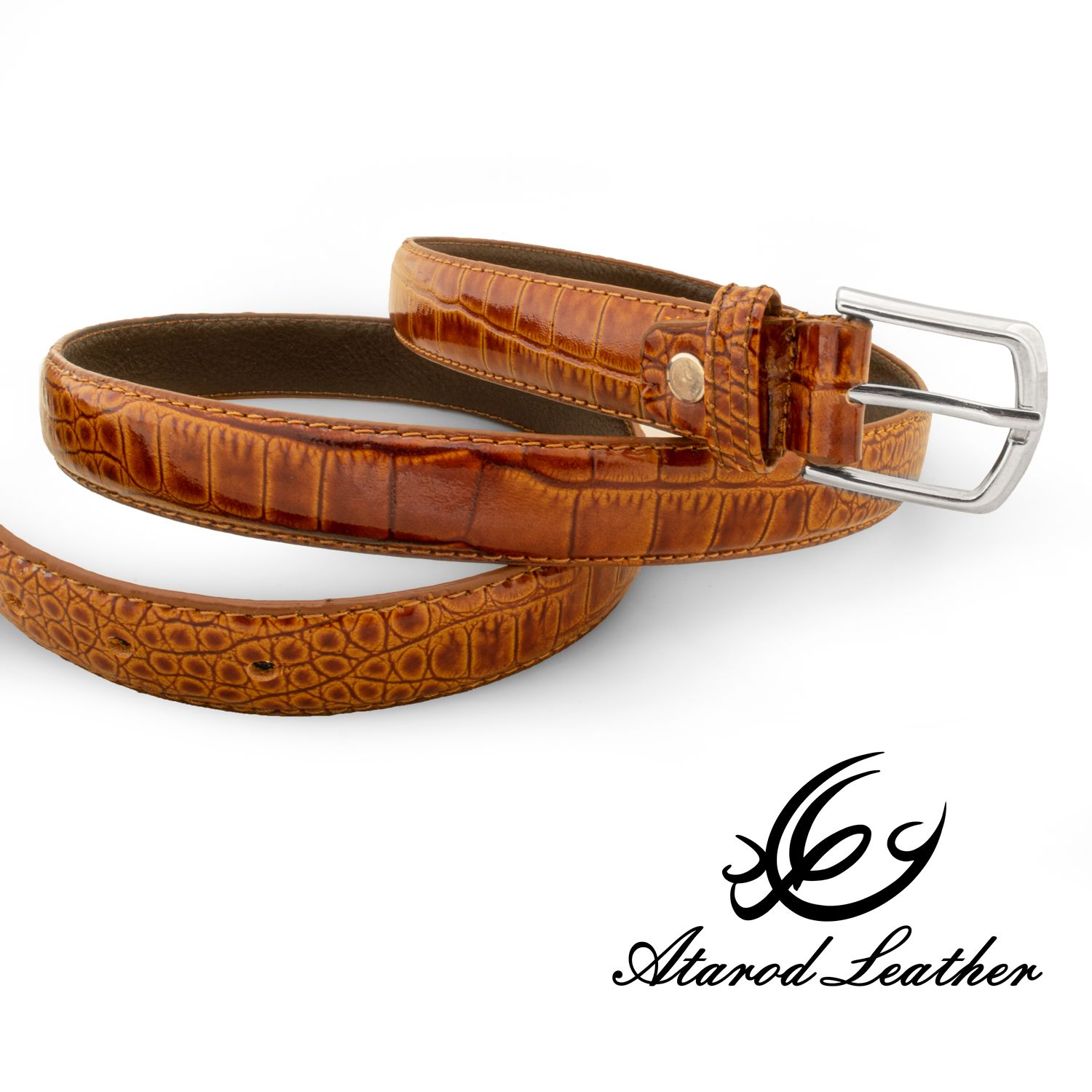 کمربند زنانه چرم عطارد مدل چرم طبیعی کد B54 -  - 3