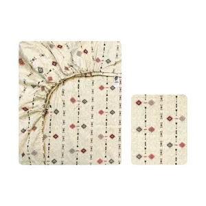 سرویس ملحفه آدنو مدل شهرزاد کد IR185 یک نفره 2 تکه