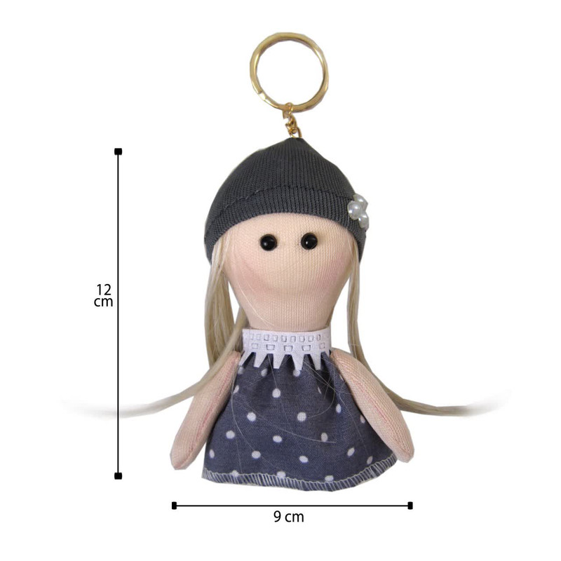 جاکلیدی دخترانه مدل عروسک روسی کد GRY104