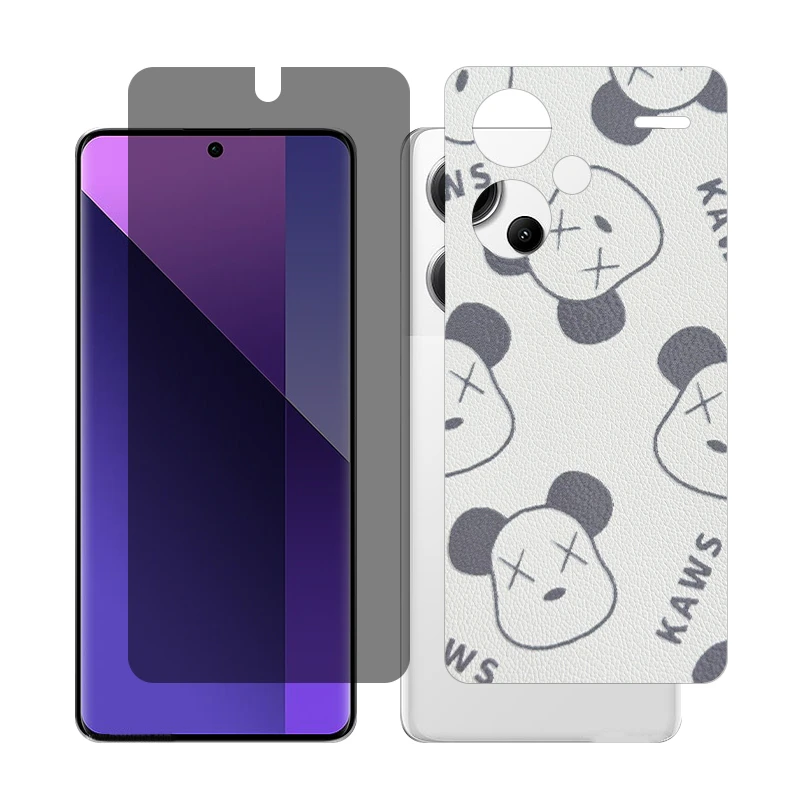 محافظ صفحه نمایش حریم شخصی گلس مدل Together مناسب برای گوشی موبایل شیائومی Redmi Note 13 Pro Plus به همراه برچسب پوششی پشت گوشی