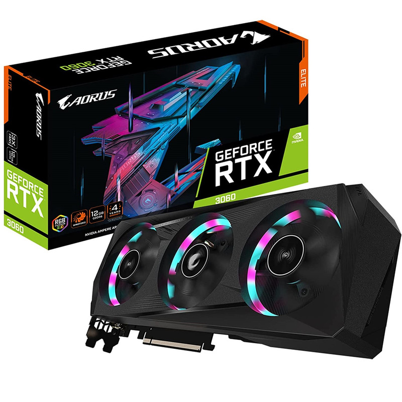 کارت گرافیک گیگابایت آروس مدل GV-N3060AORUS E-12GD 1