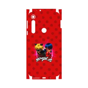 MAHOOT Ladybug and Cat Noir-FullSkin Cover Sticker for Motorola One Macro