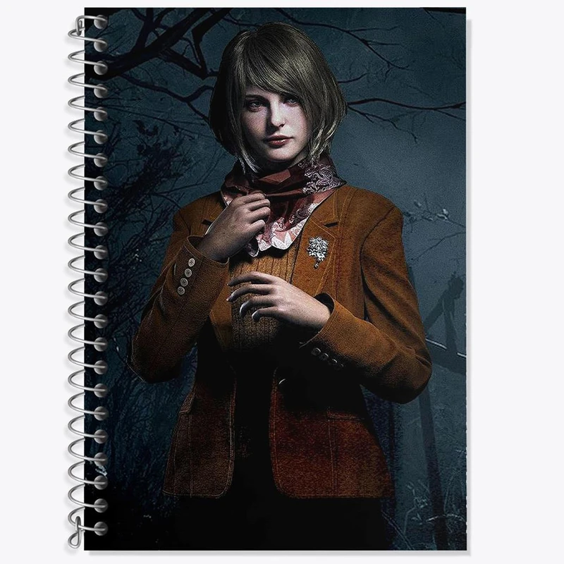 دفتر زبان 50 برگ خندالو مدل سه خط طرح بازی رزیدنت اویل Resident Evil کد 30153