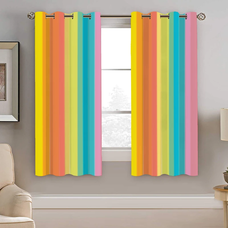 پرده نیروانا طرح رنگارنگ مدل هازان کد 8545 سایز 140×200 سانتی متر