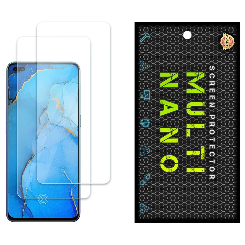 محافظ صفحه نمایش مولتی نانو مدل X-S2N مناسب برای گوشی موبایل اوپو Reno3 Pro بسته دو عددی