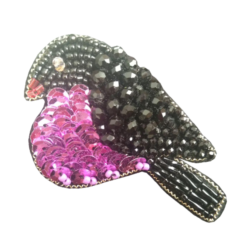 سنجاق سینه زنانه طرح پرنده مدل po