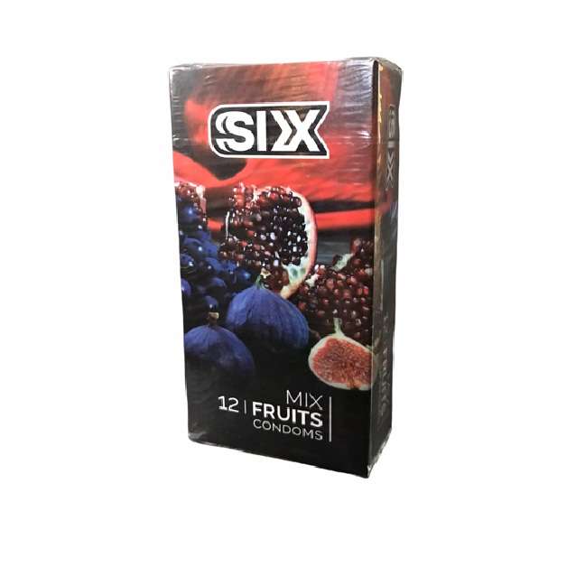 کاندوم سیکس مدل Mix Fruits بسته 12 عددی