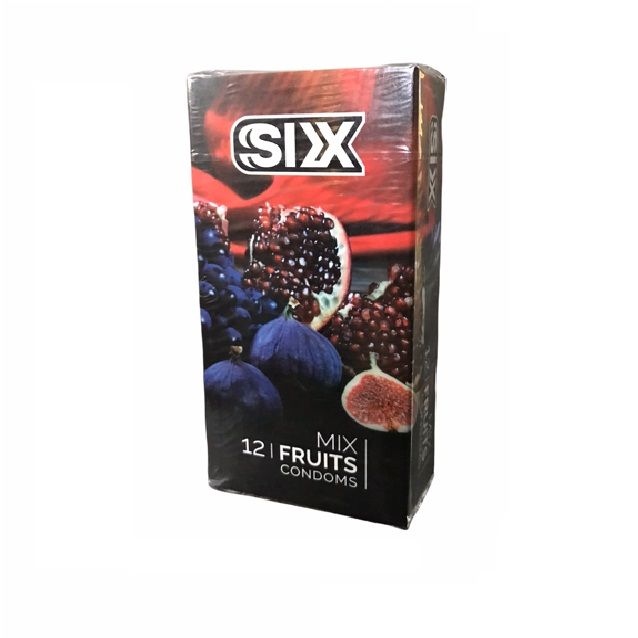 کاندوم سیکس مدل Mix Fruits بسته 12 عددی -  - 1
