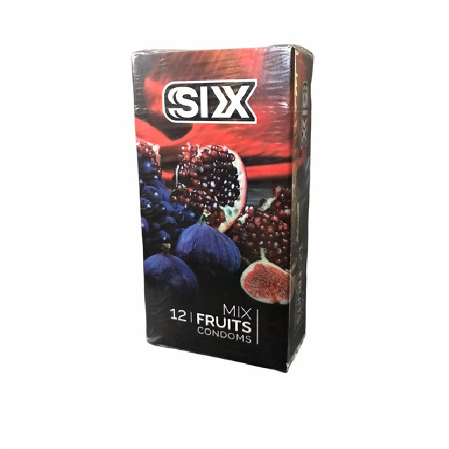 کاندوم سیکس مدل Mix Fruits بسته 12 عددی کاندوم سیکس مدل Mix Fruits بسته 12 عددی