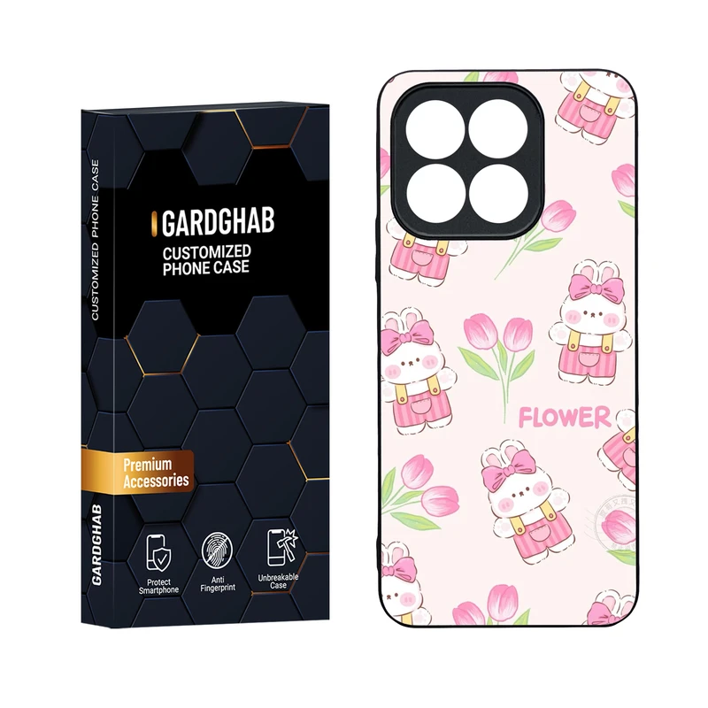 کاور گارد قاب مدل دور ژله ای فانتزی مناسب برای گوشی موبایل آنر Honor X8b 4G