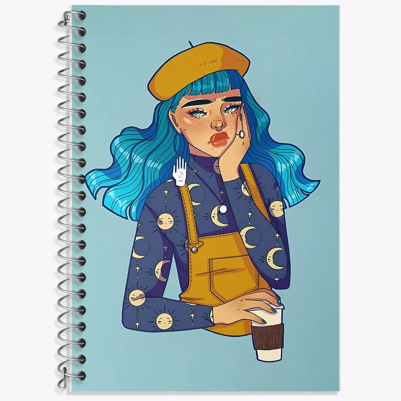 دفتر لغت 50 برگ خندالو طرح دخترانه کد F7384