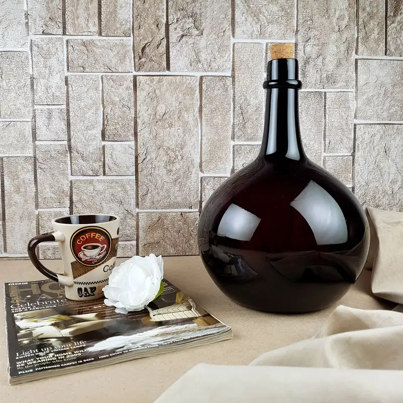 قرابه شیشه ای مدل خمره ای کد 051