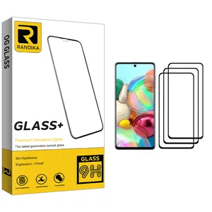 Randika GLD Screen Protector For Samsung Galaxy A71 Pack Of 3