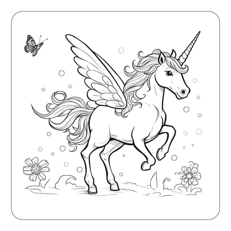 مگنت کاکتی طرح اسب تک شاخ و یونیکورن مدل mp30304